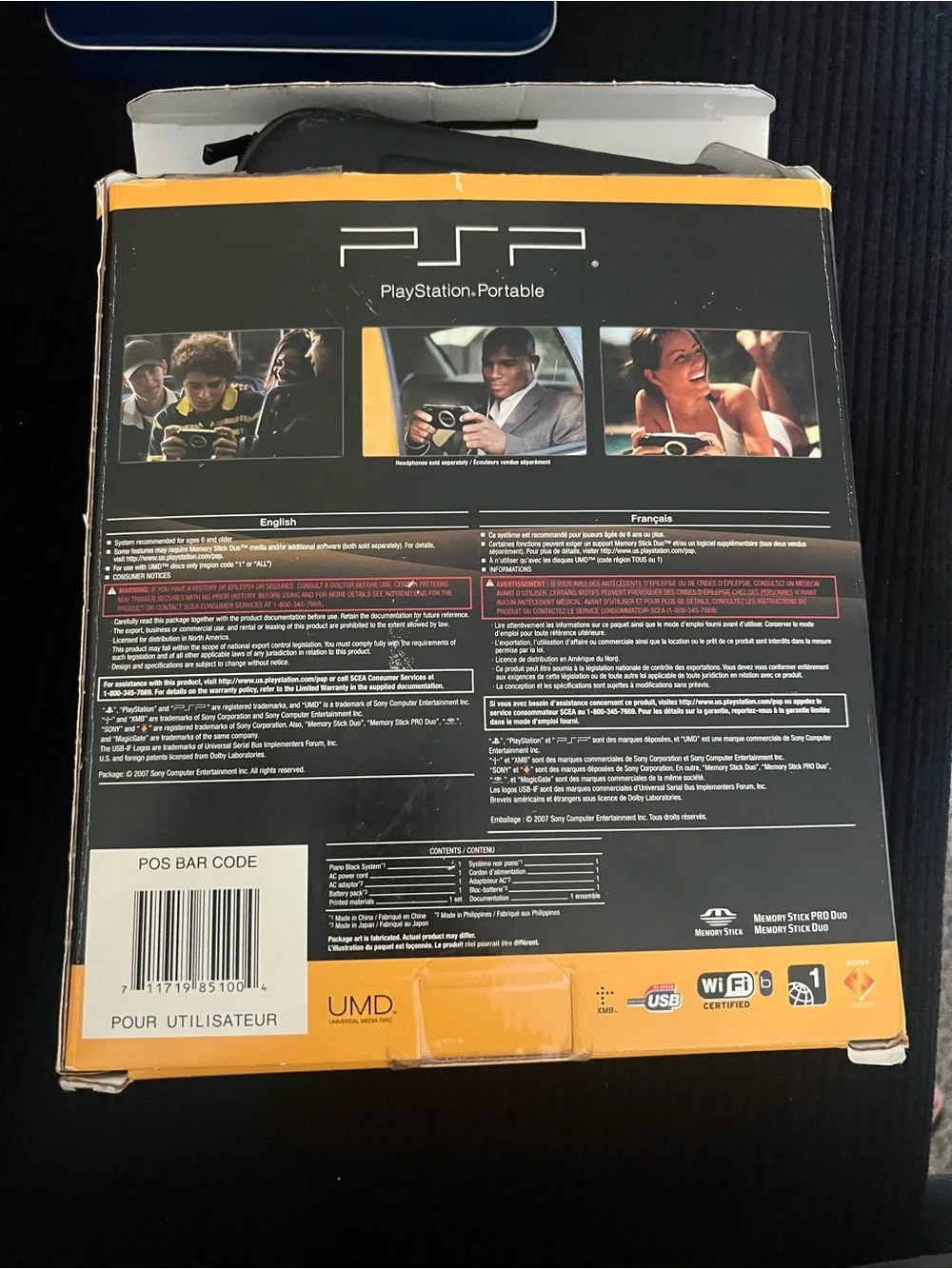 Sony PSP Portable Gaming System - Black